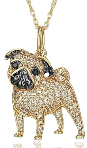 jtkhaweh Halskette Ketten Schmuck Herren Frauen Anhänger Necklace Süße Dackel Anhänger Halskette