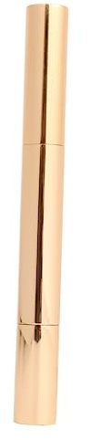Homoyoyo Nagellackstift Leer 3ml 5 Stück mit Pinselspitze Aluminium und Pp Material Goldfarbene Hülse Präzise Drehfunktion Geeignet für Wimpernserum und Parfüm für Professionellen Salon