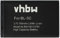 vhbw Akku kompatibel mit TipTel Ergophone 6010, Ergophone 6011, Ergophone 6020, 6010, 6020, Olympia Chic, CHIC2122ROT Smartphone (700mAh, 3.7V, Li-Ion)
