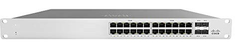 Meraki MS120-24P 1G L2 Cld -Mngd 24x GigE 370W PoE Switch