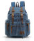 FANDARE Retro-Rucksack, 15,6 Zoll / 39,6 cm (15,6 Zoll), für Laptop, Outdoor, Reisen, Arbeit, Studenten, Wandern, Schultaschen, Daypack, blau, M, Freizeitrucksack
