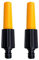 2 Pcs Hose Nozzles, Garden Spray Gun Spray Nozzle Hosepipe Sprayer Head Garden Hose Adjustable Spray for Watering Plants Shower Pet Car Washing Yellow