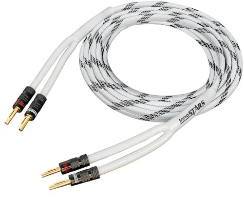 InnoStars 14AWG OFC Speaker Wire (35 Feet, White)