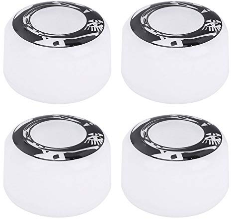 Skateboard-Räder,Skateboard Rollen, 4 Teile/Satz 75-85a Hochelastisches PU-Fischbrett-Skateboard-Räder-Ersatzzubehör(weiß mit Muster)