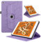 Coque pour iPad Mini 5/4/3/2/1 (7,9 Pouces, Modèle 2019/2015/2014/2013/2012), Etui Premium Cuir PU Rotatif à 360 Antichoc Degrés Flip Case Cover Fonction Support Housse - Violet