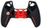 Offiziell lizensierte Schutzhülle kompatibel für PS5 Controller Zubehör Eintracht Frankfurt Anti-Rutsch Schutzhülle Skin Case für SGE Fans (Rot)