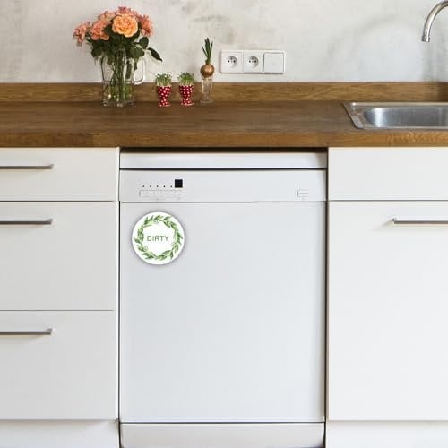 Pegatinas magnéticas de doble cara para la decoración del lavaplatos, 2 unidades, diseño de sujeción fuerte (DWCT011)
