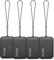 Nutale Schlüsselfinder 4Pack Mini Smart Tag Tracker mit Schlaufe, Schlüsselfinder mit App mit iOS und Android für Schlüssel Haustier oder Rucksäcke IPX6 Wasserdicht
