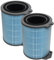 PUREBURG Replacement Filter Compatible with Hoover H-Purifier 500 & 700 Air Purifier,2-Pack H13 HEPA Activated Carbon 3-Stage Filtration Air Clean