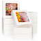 GXFCING 24 Stück Weiße Tortenkarton mit Fenster, 20,4 x 20,4 x 6,4 cm Kuchenbox Gebäckkarton Geschenkbox, Kekse Muffin Torten Pralinen Macaron Donut Cupcake Boxen Transportbox (8x8x2.5 inch)