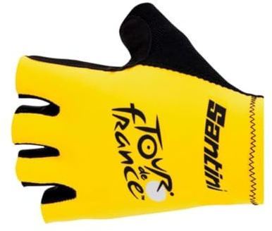 Santini Fahrradhandschuhe Tour De France Tour De France - Overall Leader Fahrradhandschuhe S
