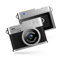 Mini cámara con llavero, 1080P FHD Mini cámara digital retro, pequeñas cámaras portátiles pequeñas vintage compactas con pantalla LCD, batería integrada, cordón magnético para viajes, grabación (negro