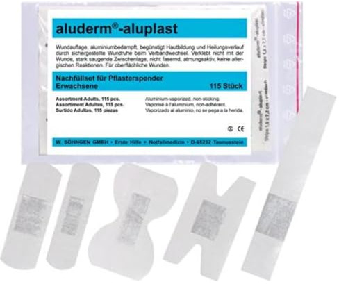 Nachfüllset, komplett zu zu aluderm-aluplast