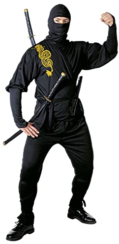 W WIDMANN MILANO Party Fashion - Kostüm Ninja, Samurai, Krieger, japanischer Kämpfer, Fasching