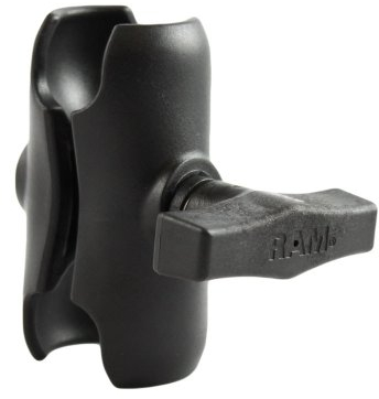 Ram Mount RAP-201U-B UNPKG DBL Socket ARM C Ball B Plastica