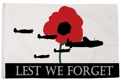 Breeze Flags Lest We Forget (RAF) Flagge