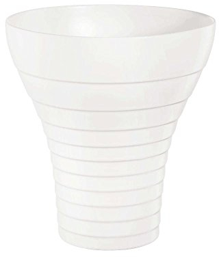 ASA 9303091 Vase Keramik, 26 x 24 x 11 cm, weiß