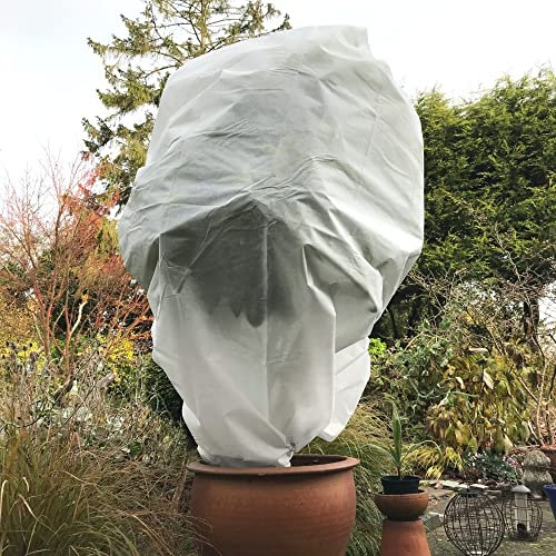 GardenSkill Plant Fleece Jacket - 50gsm Garden Frost Warming Cover for Trees Bushes Vegetables Fruit (1.25m wide x 1.85m high)