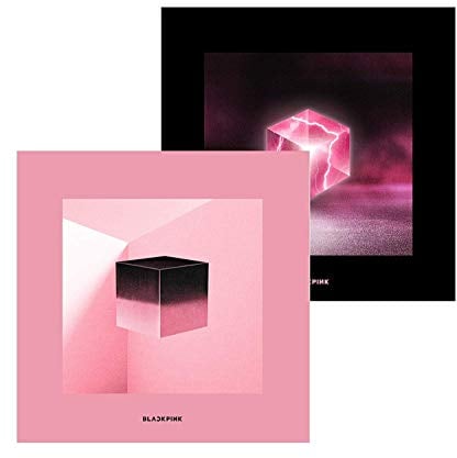 YG Entertainment Blackpink - Square UP [PINK ver.] (1st Mini Album) CD+Photobook+Renticular Lyrics+Postcard+Photocards+Extra Photocards Set