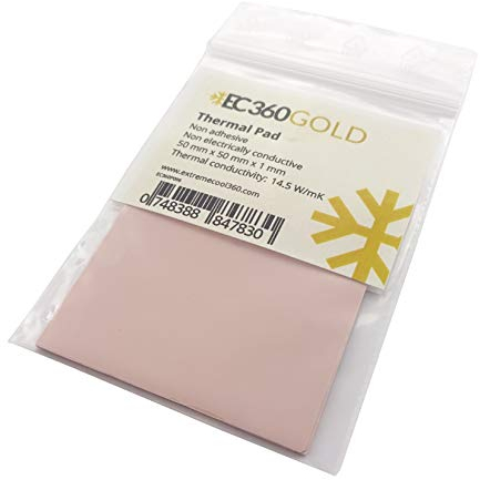 EC360® Gold 14,5W/mK Wärmeleitpad (50 x 50 x 1,0 mm)