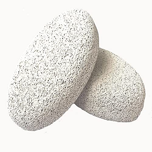 2 Stück natürlicher Bimsstein für Füße, Fußpflege, Hände, Körper, Pediküre, Pediküre, Peeling Werkzeuge für abgestorbene und harte Haut