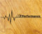 N Performance Herzschlag Aufkleber Sticker Pulse Heartbeat i30n Tuning Decal OEM