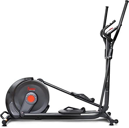 Sunny Health & Fitness Power Stride SMART Elliptical Trainer with 16-Level Electromagnetic Resistance, High-Inertia Flywheel and Exclusive SunnyFit® App Enhanced Bluetooth Connectivity - SF-E321006