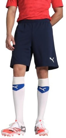 Puma Teamrise Short Pantaloncini, Bianco (Peacoat White), XS Unisex-Adulto