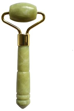 ARI ANWA Skincare® - Mini Jade Roller | Travel Size für Face Yoga | Wirkt abkühlend, entspannend & abschwellend auf Reisen