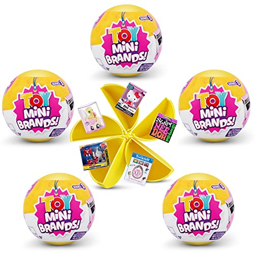 5 Surprise Toy Mini Brands Série 3 Mystery Capsule Real Miniature Brands Jouet à collectionner (paquet de 5)