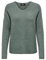 ONLY Damen ONLCAMILLA V-Neck L/S Strickpullover KNT 15204588, Laurel Wreath/Detail:Melange,L