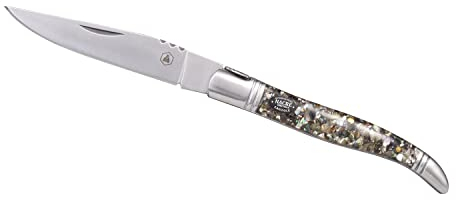 LAGUIOLE - Klappmesser, Echtes Perlmutt, Perlmutt, Edelstahl, Klappmesser für den täglichen Gebrauch