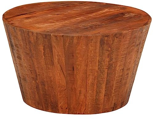 vidaXL Couchtisch, Tisch für Wohnzimmer Esszimmer Schlafzimmer, Beistelltisch mit viel Platz, Sofatisch Wohnzimmertisch, Massivholz Mango