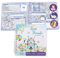 Feenstaub Freundebuch Grundschule, personalisiert, Schulfreundebuch, Freundschaftsbuch Schule, Freundealbum Roboter Erinnerungsalbum für Schulkinder, Geschenk Einschulung