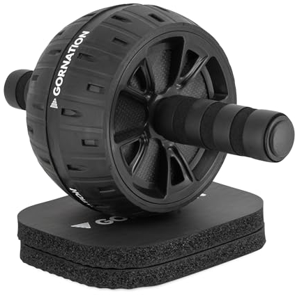 GORNATION Bauchroller, Ab Wheel, Bauchtrainer für zuhause mit komfortablen Kniepads, Core und Bauchmuskeltraining, Bauchmuskeltrainer, Abs trainer, Ab Roller für Bauchtraining