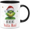 Tassenbrennerei Tasse Grinch - Mimimi Halts Maul - Anti-Weihnachten Weihnachtstasse lustig - Kaffeetasse mit Spruch Weihnachts-Deko (Schwarz)