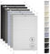 Rettika® Thermo Plissee ohne Bohren nach maß, Breite: 30-129cm, Höhe 50-149cm, 10 Farben, Plissee klemmfix, Raffrollo, Rollos für Fenster ohne Bohren, Fenster plissee, Jalousien Fenster für innen