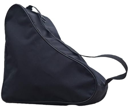 Skate Tasche, Schlittschuh Tasche, Handtasche, Dreieckstasche, Aufbewahrungstasche für Rollschuh Ausrüstung, Rollschuhe, Alles schwarz