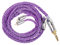 keephifi KBEAR ST18 IEM Kabel, 1.2m, einkristallbesetztes Kupfer, versilbert, Upgrade In Ear Monitor kabel mit 3,5 mm vergoldetem Stecker für KZ ZST/ES4/ZS10/AS10/ZSR/ED12/ES3 (2 polig, lila, 3,5 mm)