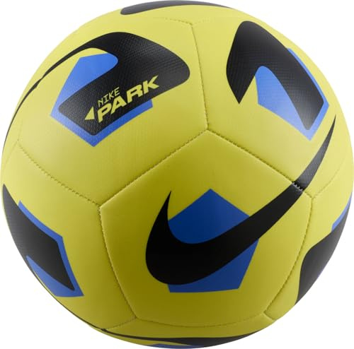 Nike FZ7551-765 NK Park Team - 2.0 - FA24 Recreational Soccer Ball Unisex Yellow Strike/Sapphire/Black Größe 5