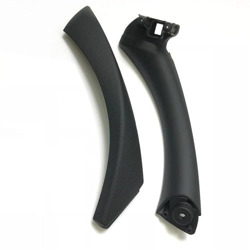 Bekuyu Interior Door Handle Car Accessories Left Right Interior Door Pull Handle with Cover Trim for B&MW 3 Series E90 E91 E92 316 318 320 325 328i 2004-2012(Black Left)