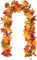 Herbst Girlande Ahornblätter, Herbstblätter Girlande Herbstgirlande für Drinnen und Draußen, Hochzeit, Erntedankfest, Abendessen, Party, Kamin, Weihnachtsdekoration(175cm)