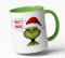 Spruch-Tasse Grinch - Halt's Maul! - Spülmaschinenfest- das ideale Geschenk (Hellgrün)