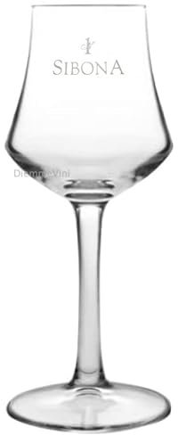 Generico Lot de 6 verres à grappa Elixir 10 cl cristal transparent 16,85 cm