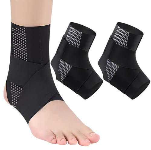 Vibbang Sprunggelenkbandage, Einstellbares bandage fußgelenk, Flexible Knöchelbandage, Orthopädische Fußbandage, Ankle Verstellbare Knöchelbandage für Plantarfasziitis & Achillessehne(40-43)