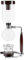 MagiDeal Siphon -Kaffeemaschine, Glas leicht, Kaffeebrauer klarer Vakuum -Siphon -Topf für Café Home Coffee Lovers Geschenk, 360 Ml