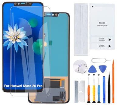 H&LYCYJ Pantalla para Huawei Mate 20 Pro TFT LYA-L09 LYA-AL10 LYA-TL00 LYA-L0C LCD Pantalla de repuesto con kit (sin huellas dactilares, pantalla no curvada)