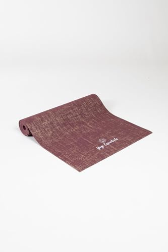 Jute Yogamatte Sticky – 5 mm dick - Yogi Essentials | Rutschfest & Natürlich | Fürs Studio & Zuhause