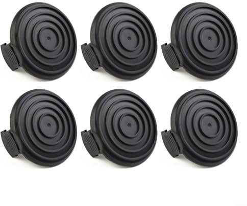 Zeroupshop String Trimmer Spool Cover for Parkside PRT550 A1 A-3 91105342 FRT550 A1 311404 Garden Tool Accessories, Quick Snap-On Design(6 PCS)