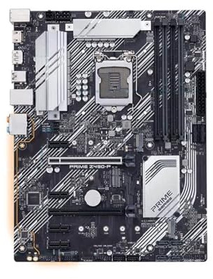 Placa Base LGA 1200 Intel Z490 Fit For ASUS Prime Z490-P 128 GB DDR4 PCI-E 3.0 M.2 USB3. ATX for CPU de décima generación